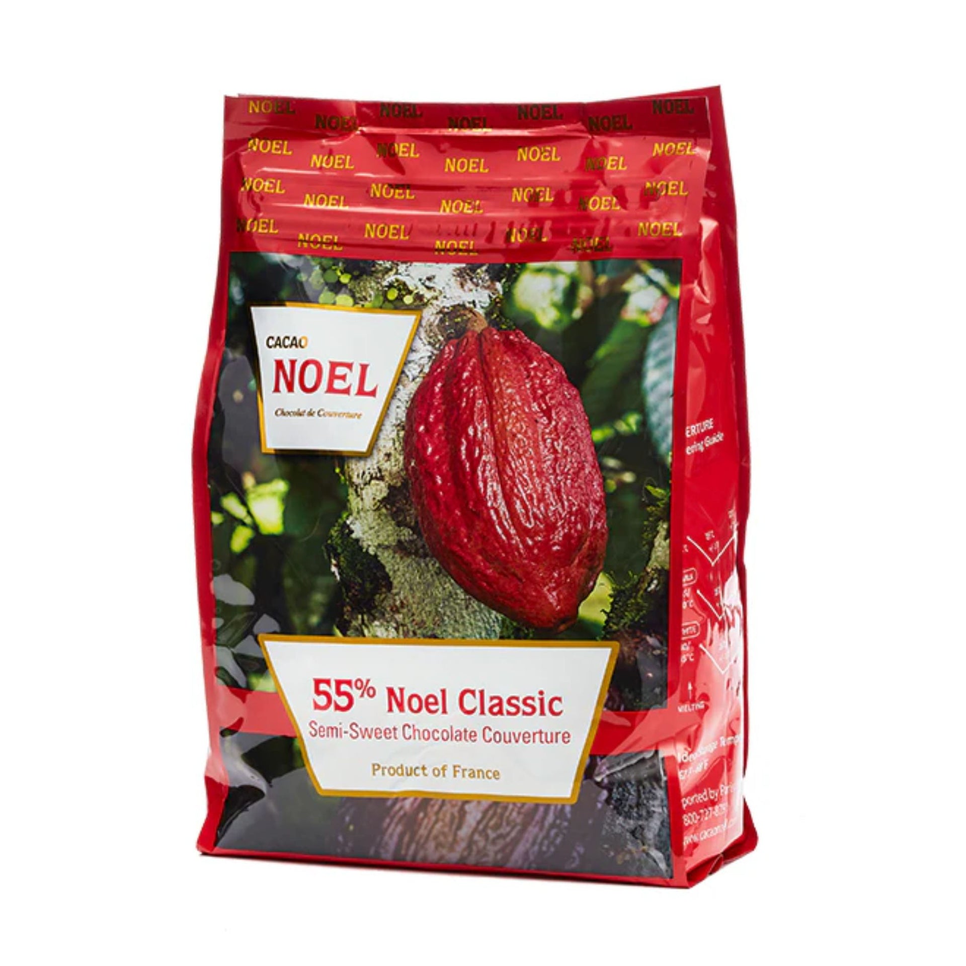 Noel Classic Semi-Sweet Chocolate 11lb (55%)