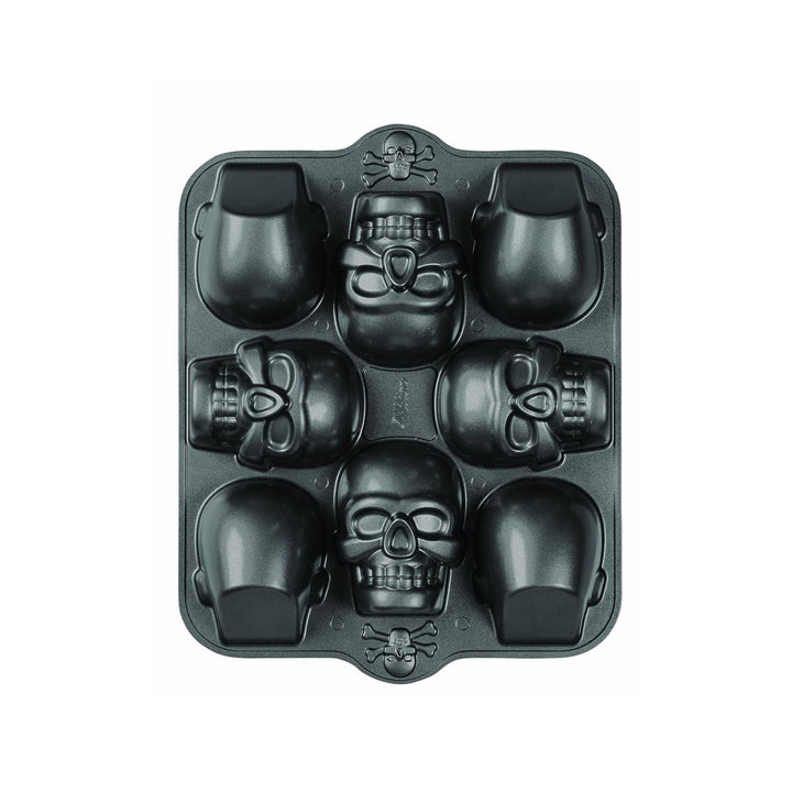 8-Cavity 3D Skull Mini Pan