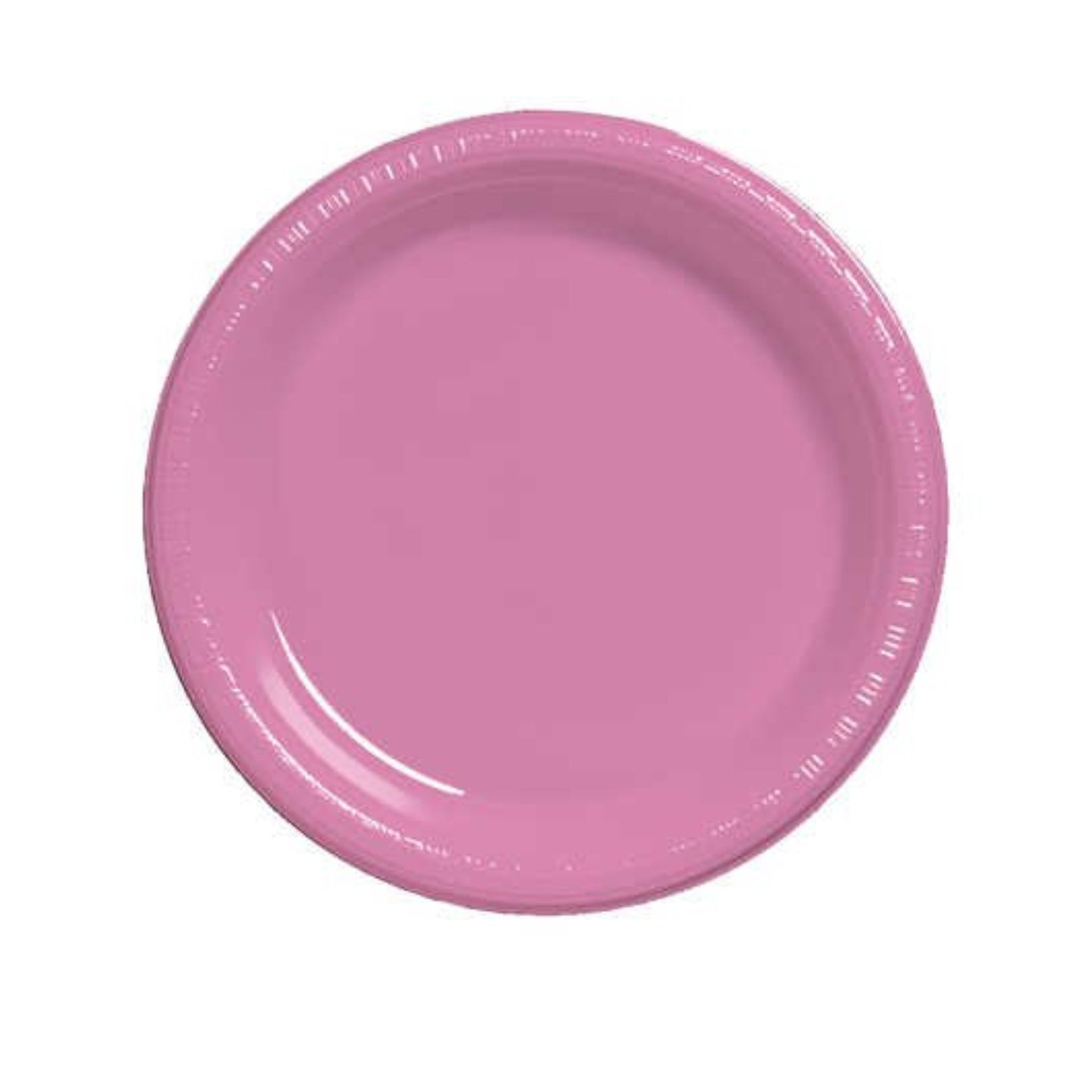 Plastic Plate 9" Candy Pink 12/20 (dis)