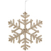 Glitter Snowflake Ornament