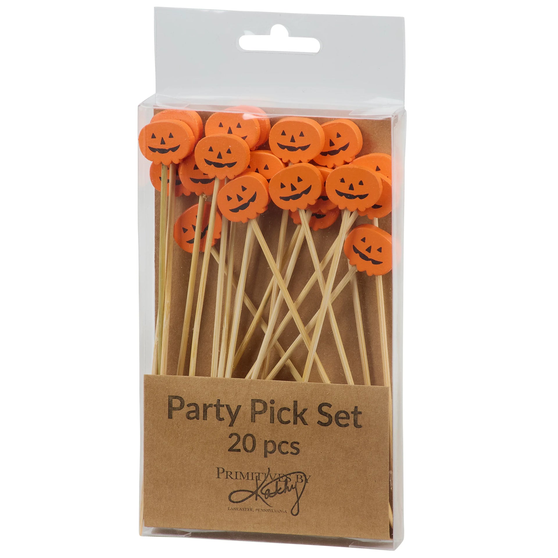 Jack Pumpkin Party Pick Set