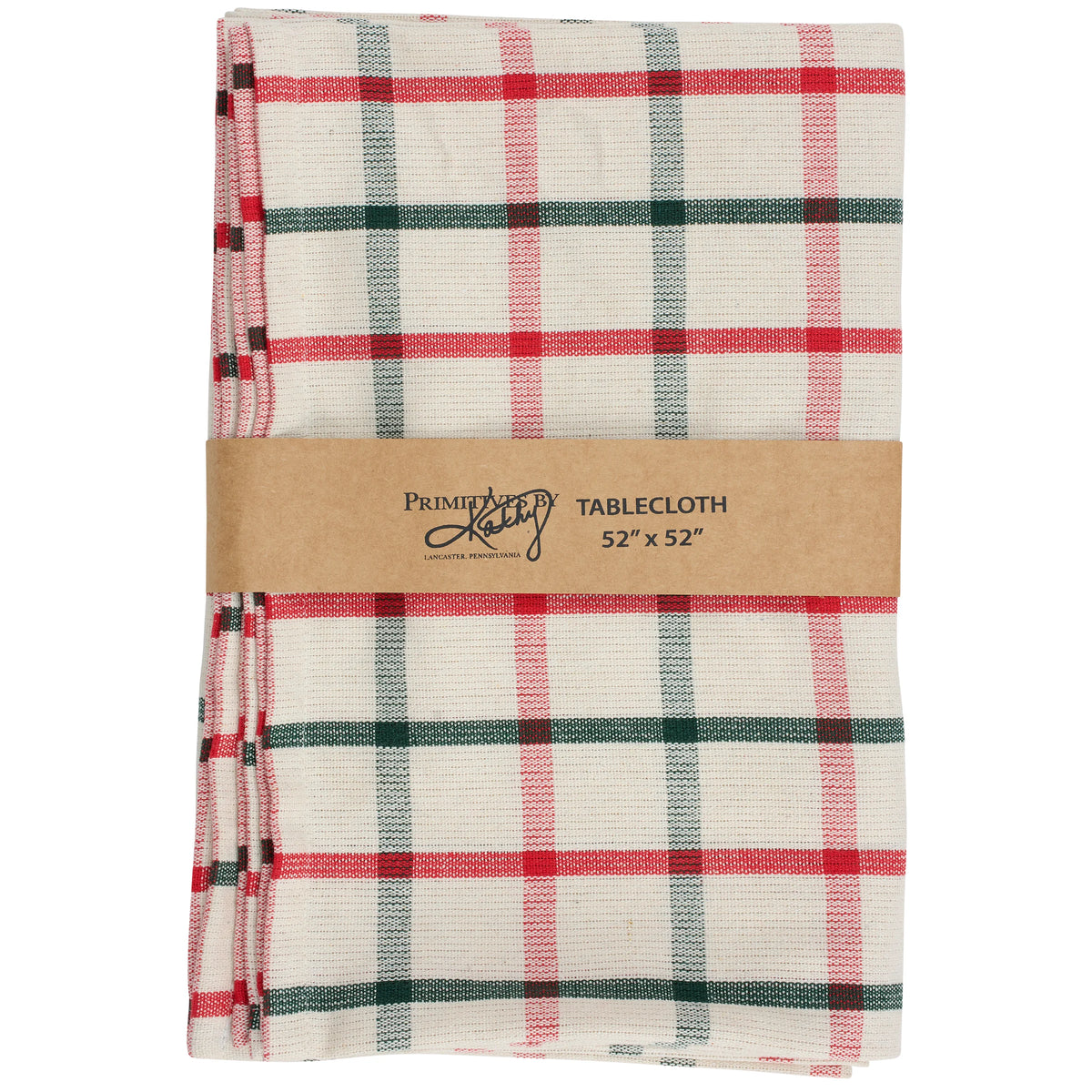 Christmas Check Tablecloth