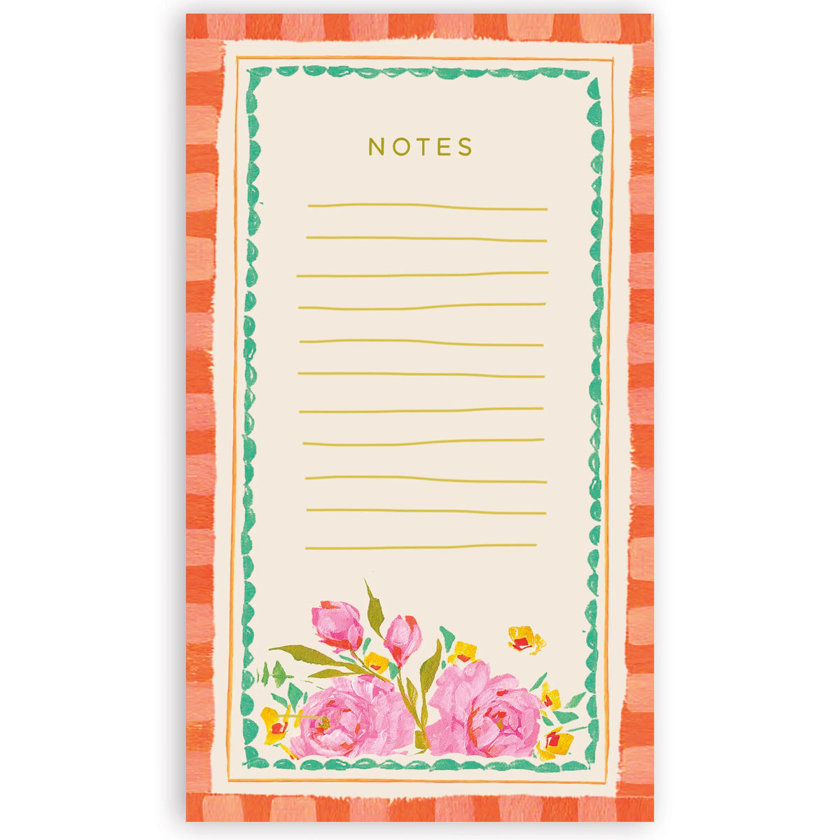 Large French Floral Notepad