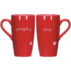 Naughty Or Nice Latte Mug