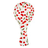 Spoon rest with cherry pattern on a white background