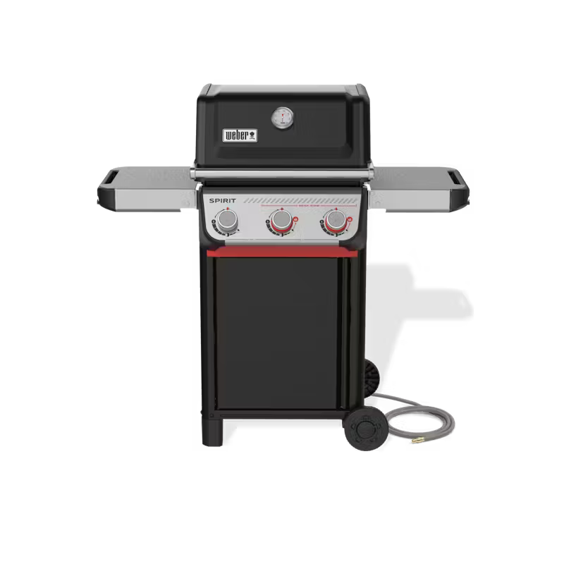 Weber Spirit grill on a white background