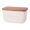 Butter Dish 6" w/Wood Lid