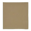 Beige woven napkin on a white background