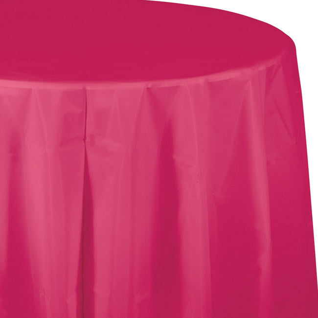 Solid Color 82" Round Table Covers