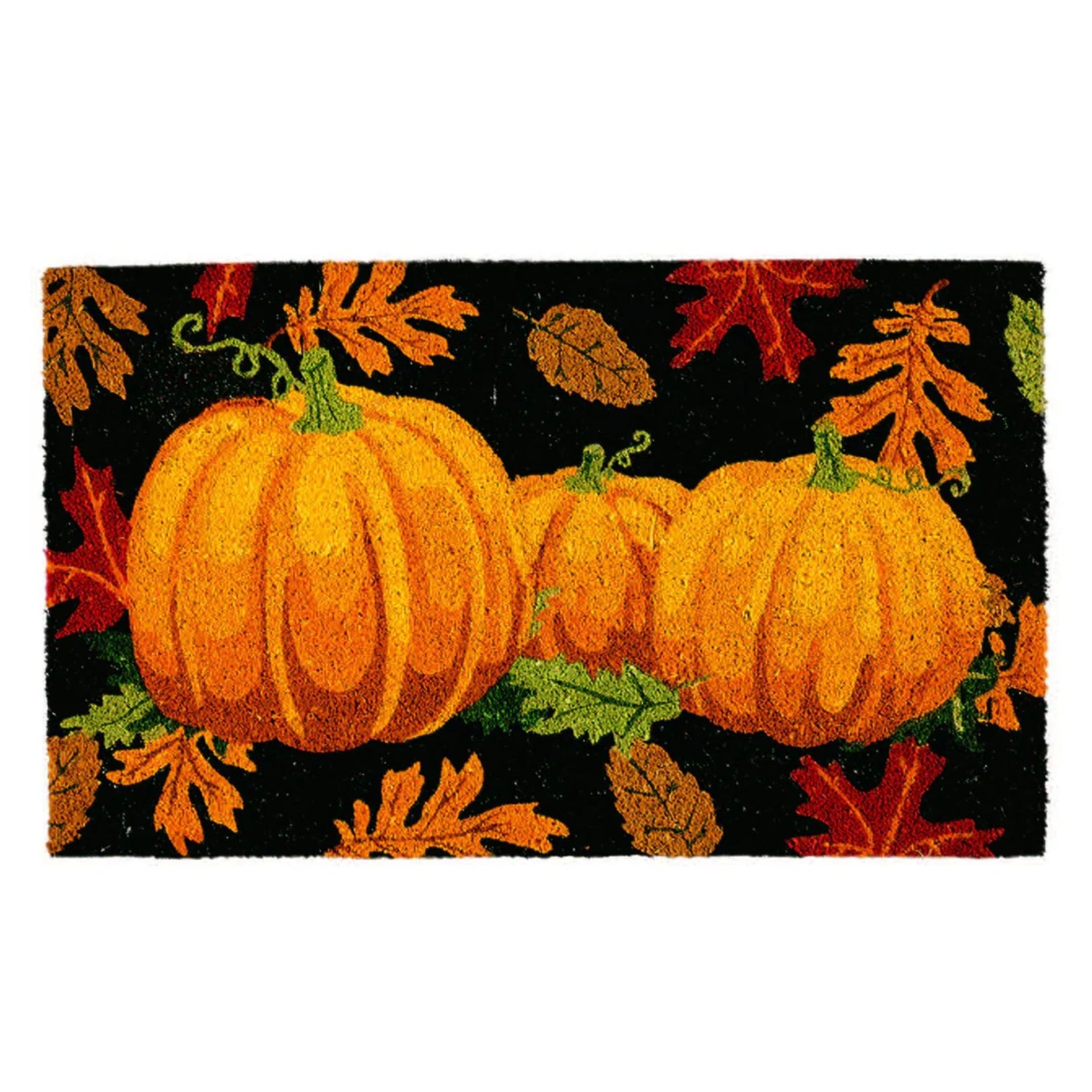 Doormat Pumpkins Trio
