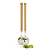Salad Utensil Set Oak With Magnet