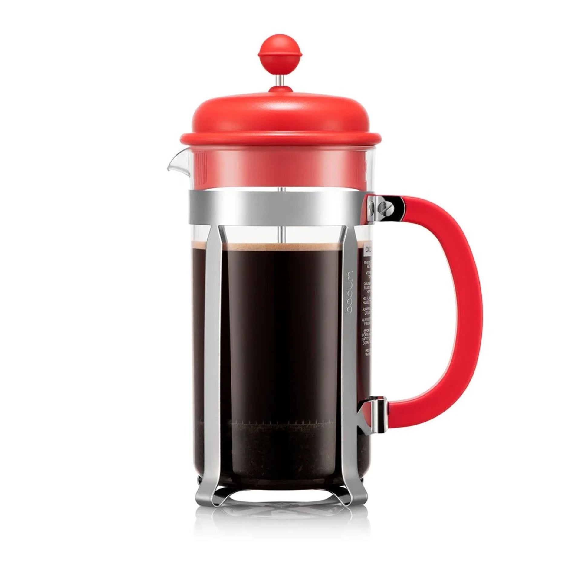 French Press 8 Cup,34 Oz Red