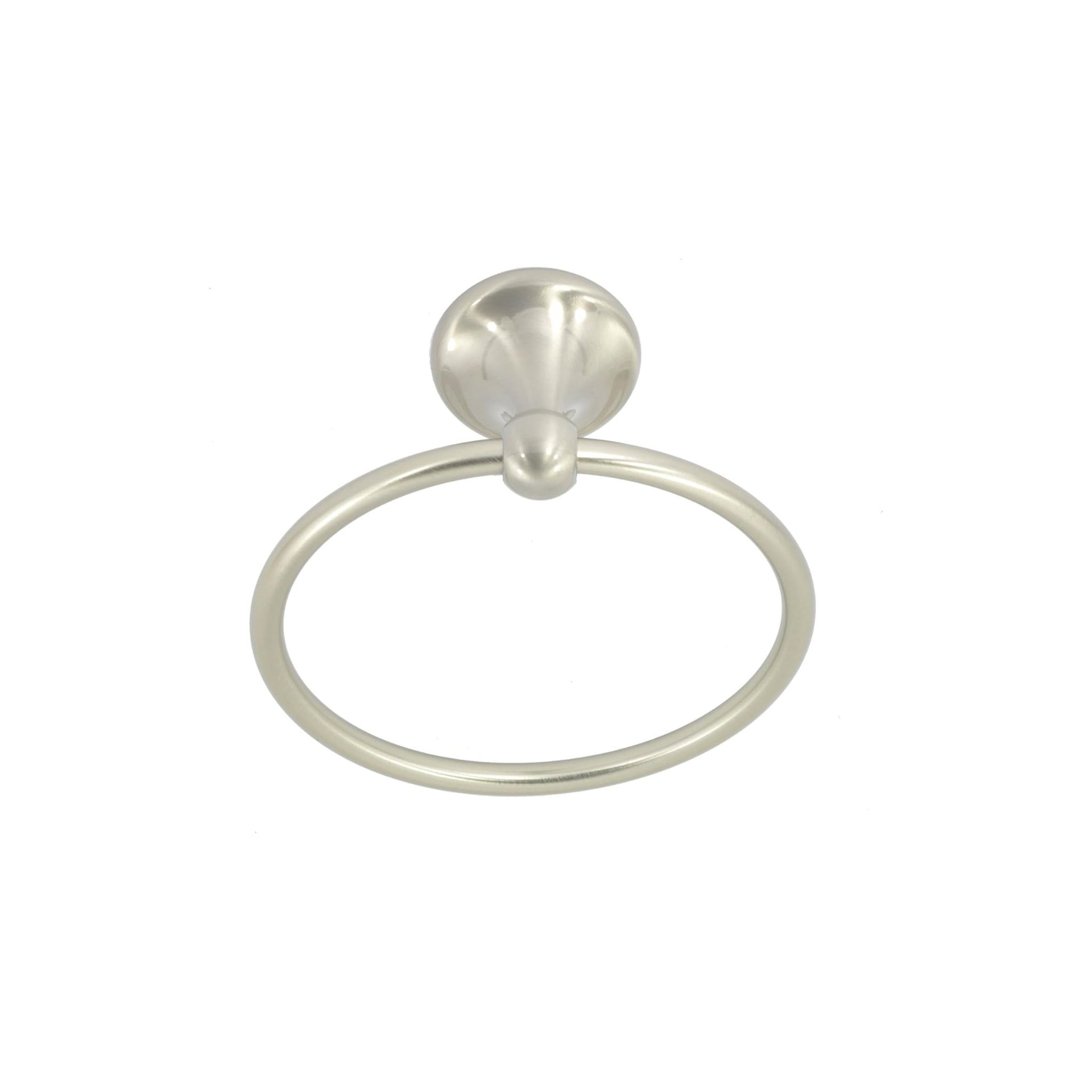 Towel Ring In Satin Nickel