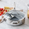 Saute Pan 5qt W/Lid & Helper Handle Valencia Pro Stainless