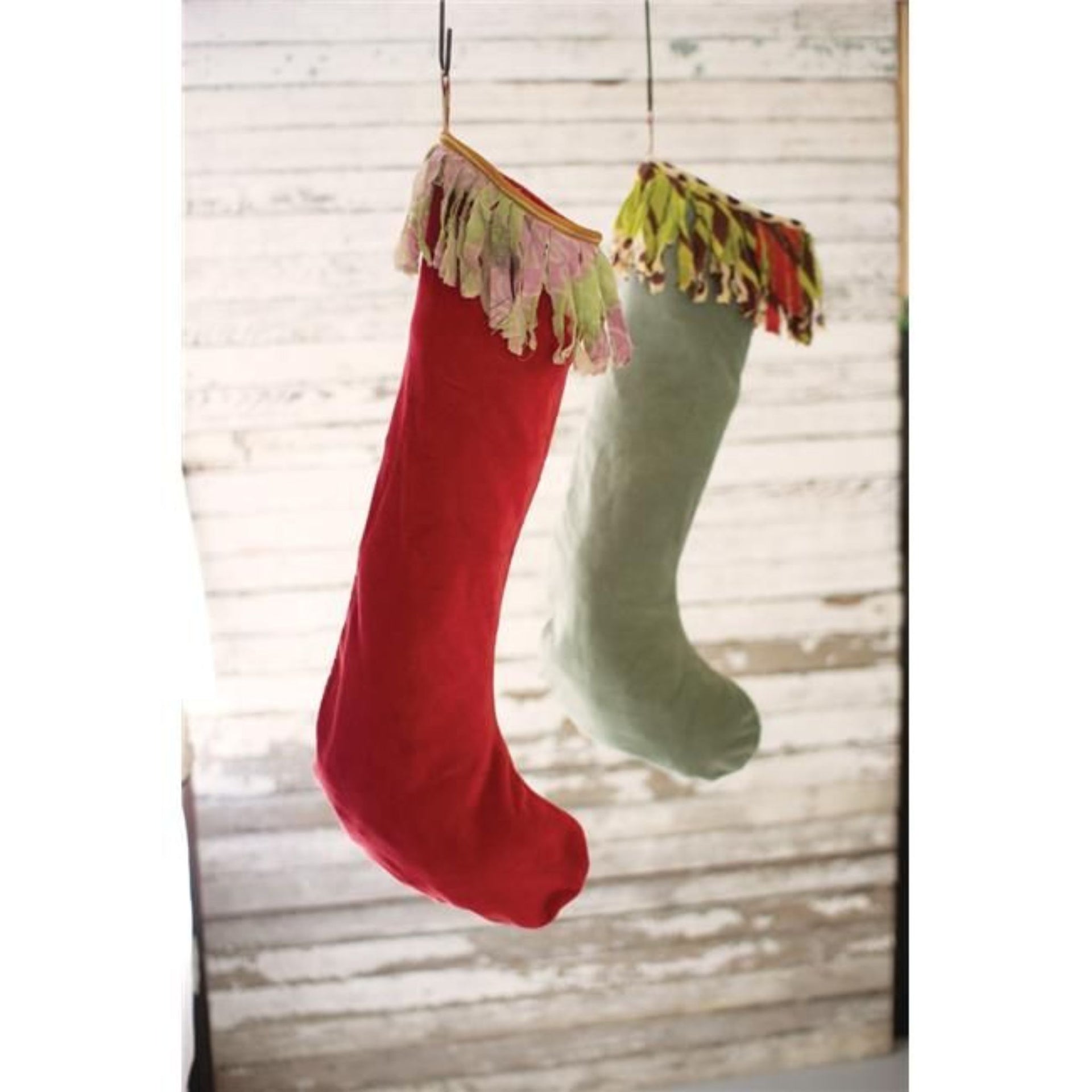 Velvet Stockings Red/Green (dis)