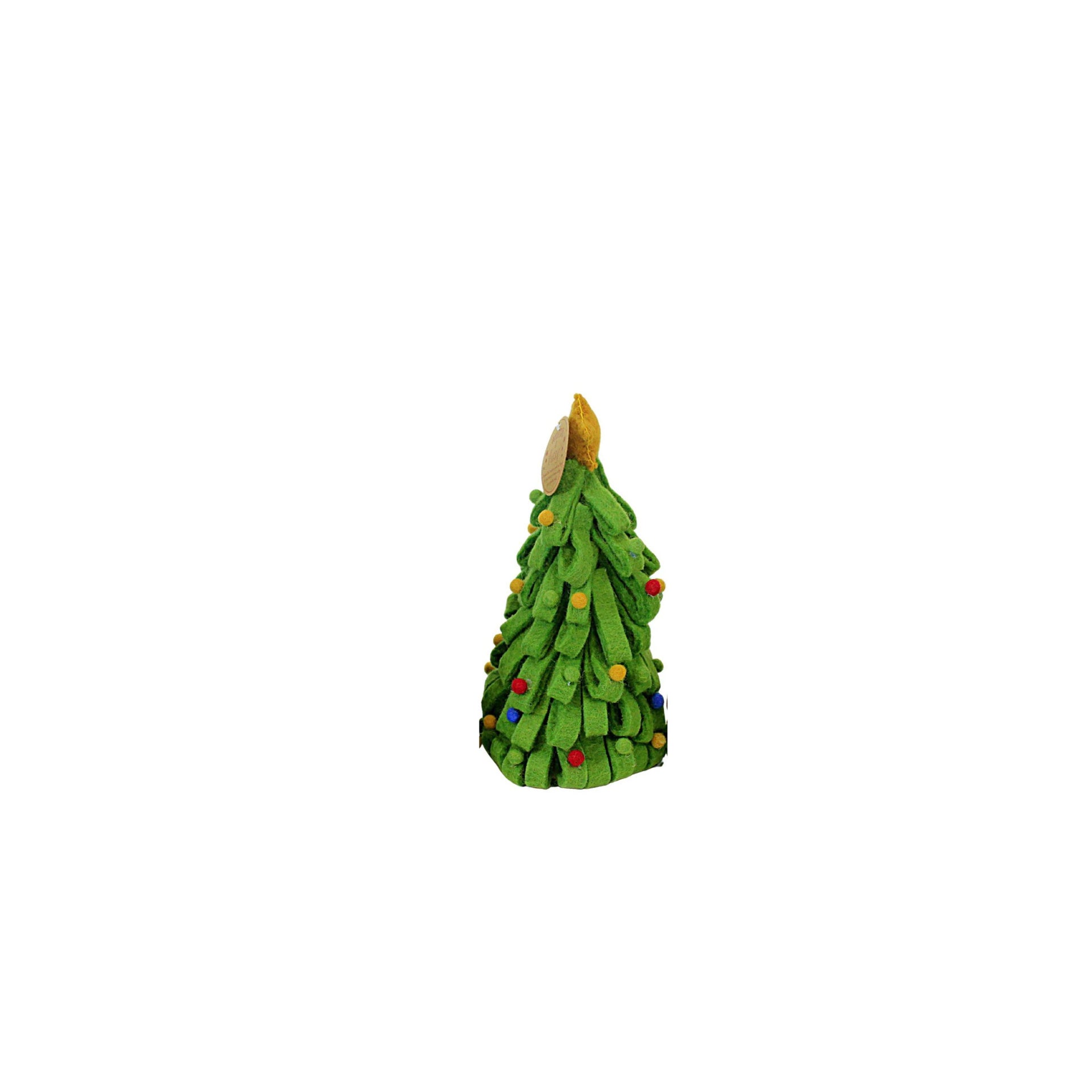 Felt Green Pom Pom Tree Medium