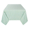 120" x 60" Second Spin Twisted Teal Tablecloth