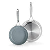 Fry Pan Set 8", 10" Valencia Pro Stainless
