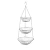 Hanging Basket Gleaming Chrome Wire (dis)