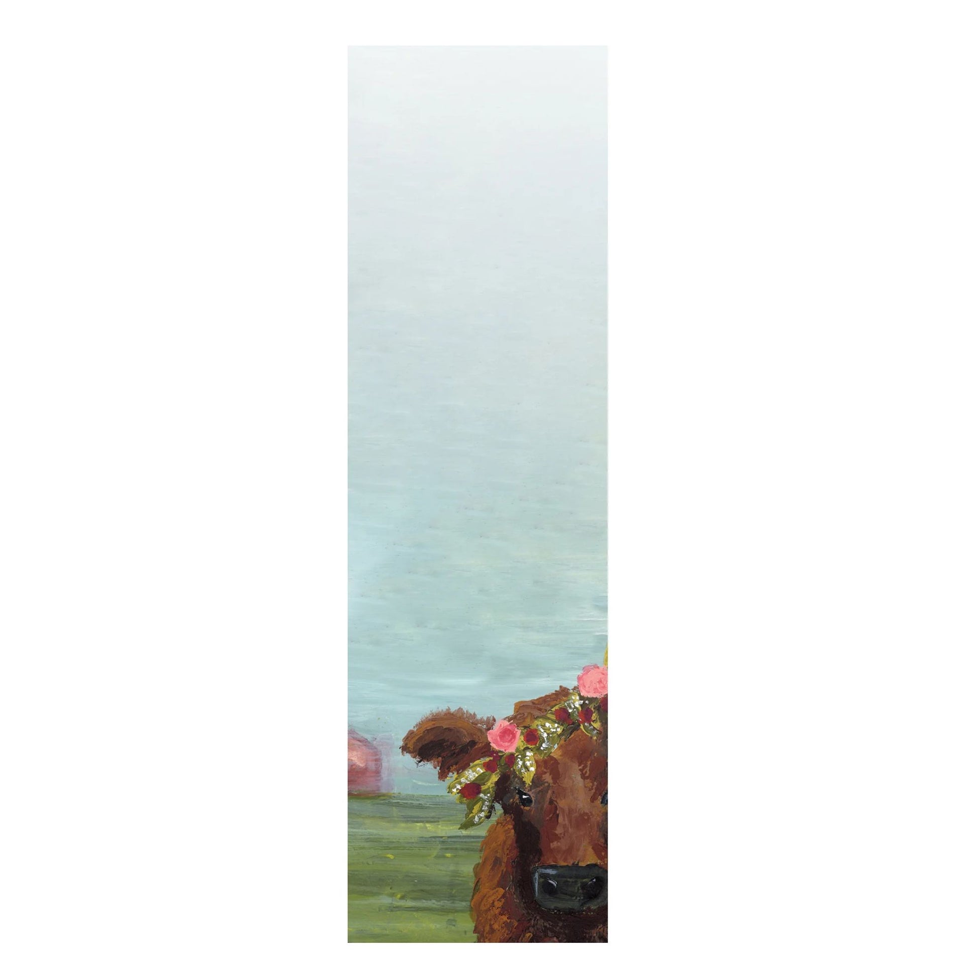Note Pad Floral Cow