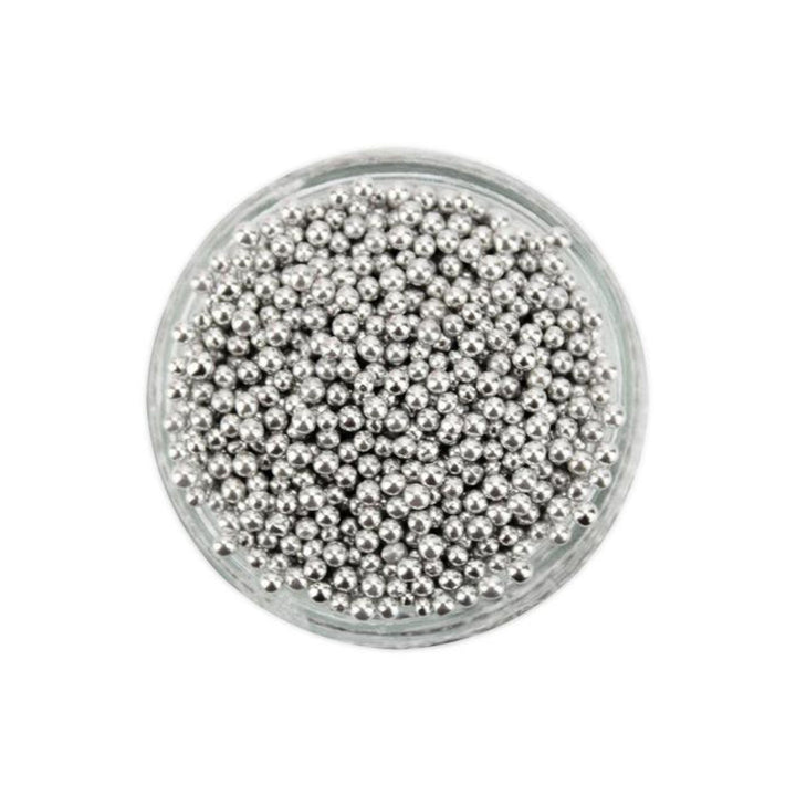 Silver Dragees #3 (6mm) 4 oz Pkg