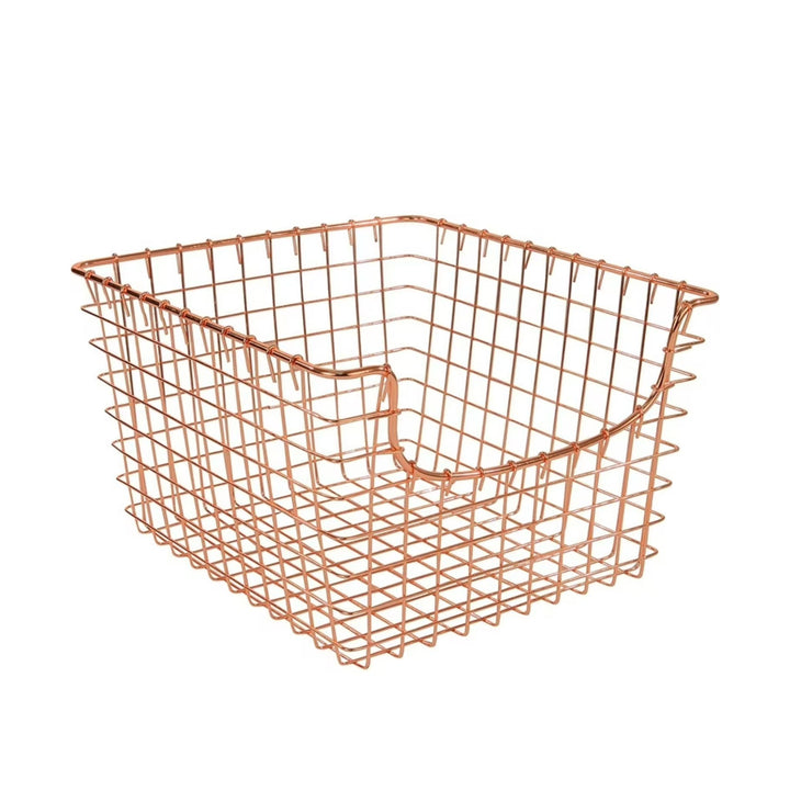 Basket Medium 8X12X13 Copper (dis)