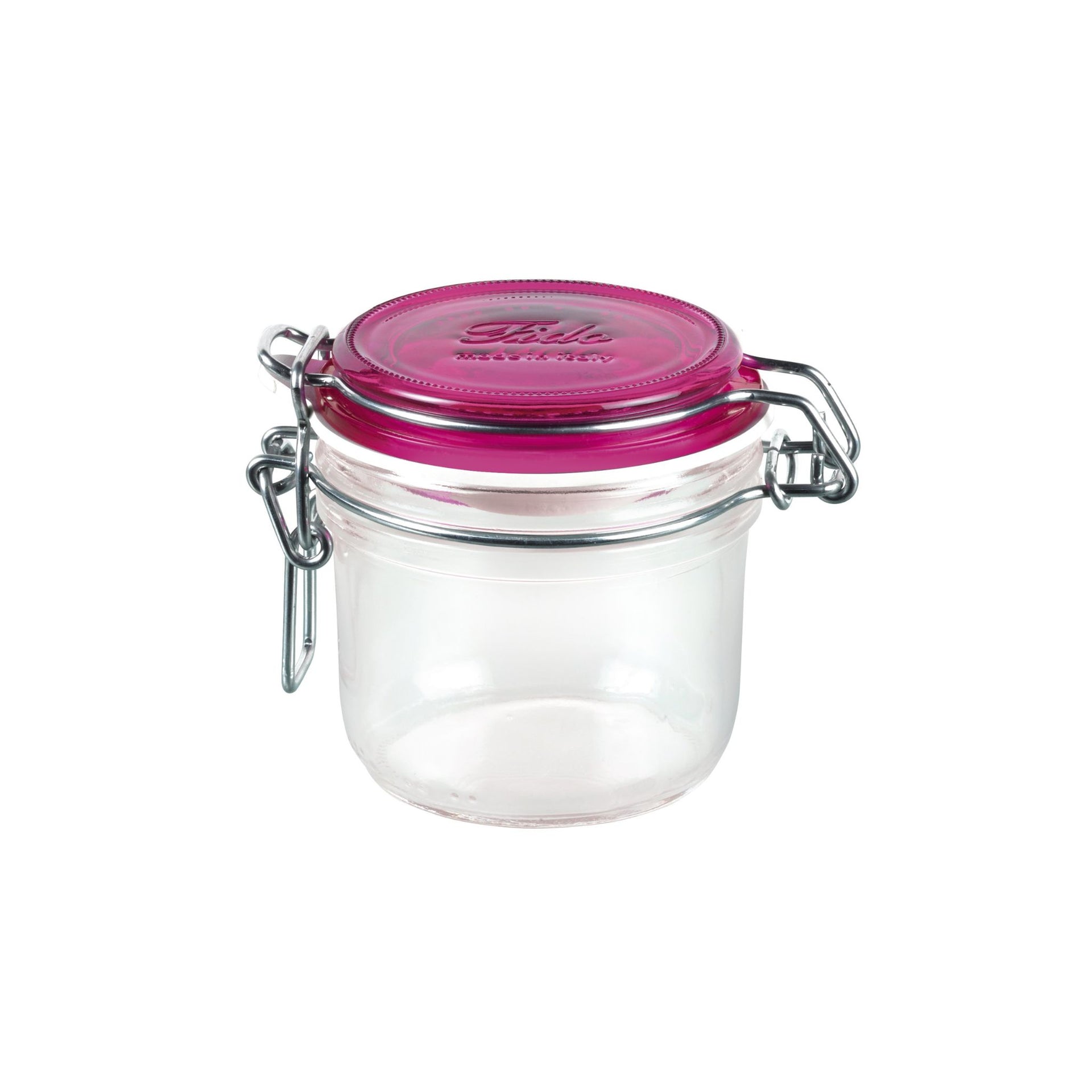 Jar Fido 6 3/4 Oz Fuchsia Top