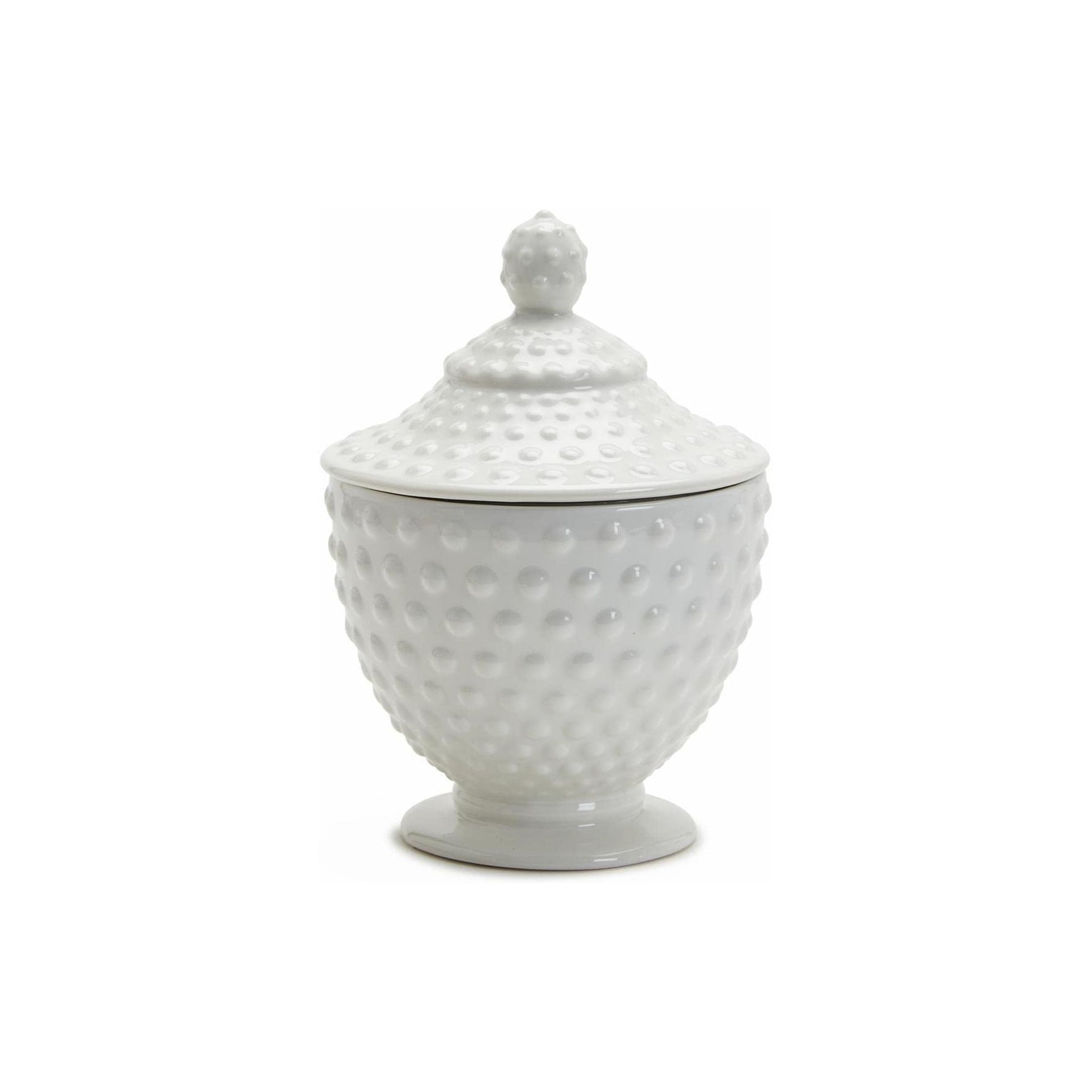 Hob Nail Lidded Jar