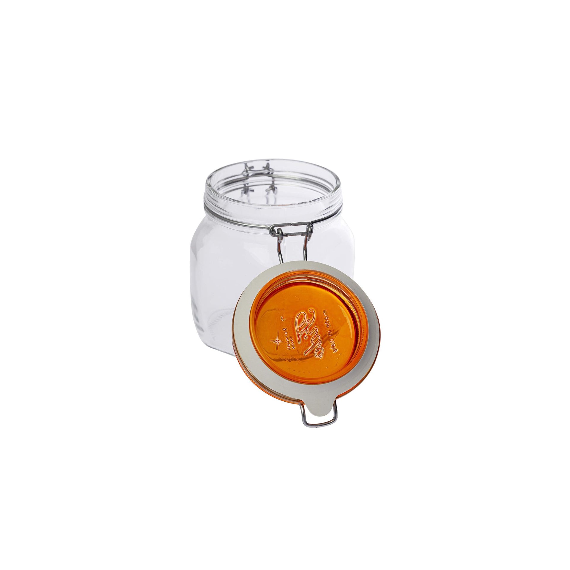 Jar Fido 6 3/4 Oz Orange Top