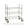 Utility Cart; 3-Shelf; 24" X 36"