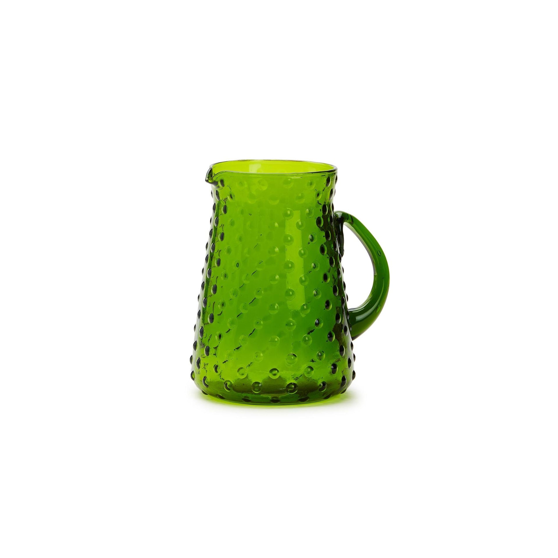 Moss Hobnail Jug