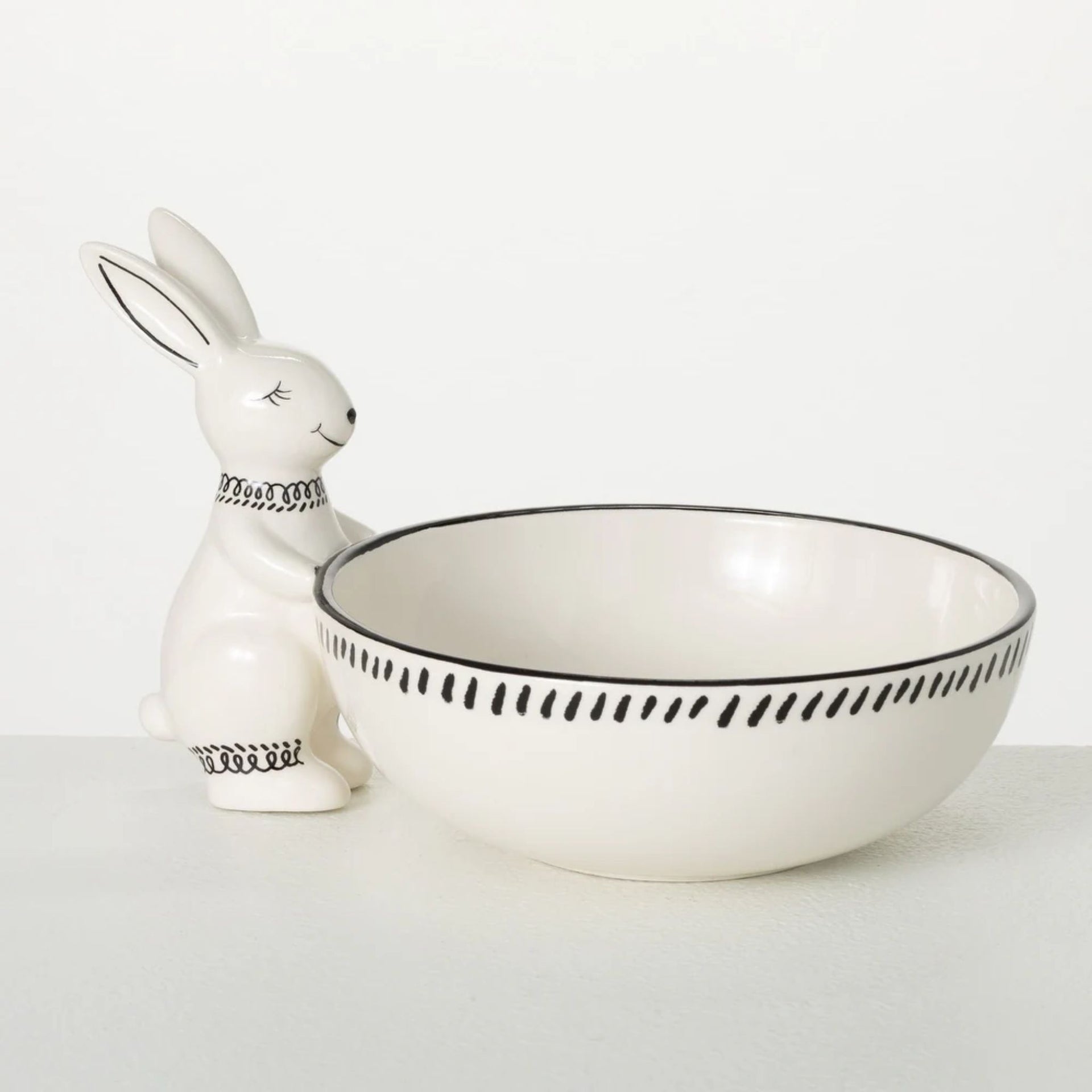 Bunny Bowl Black/White