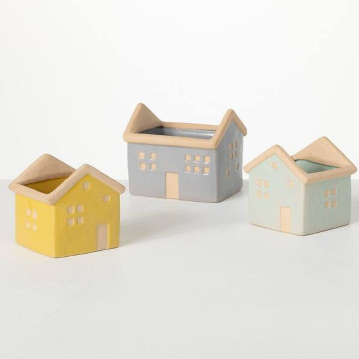 House Planter Set 3pc