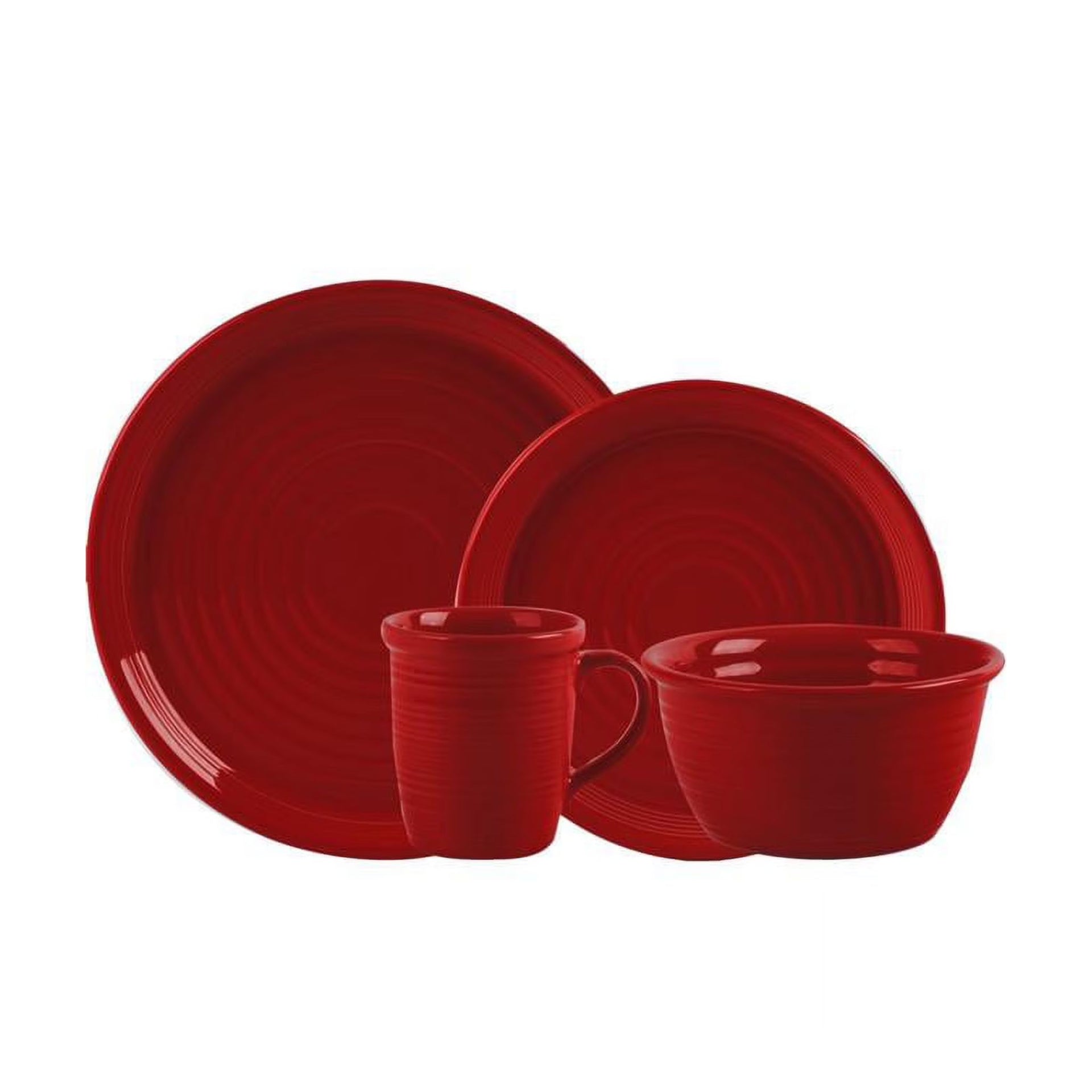 Dinner Plate Carnival Red