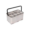 Utensil Caddy 11" x 6.25" x 9" Metal (dis)