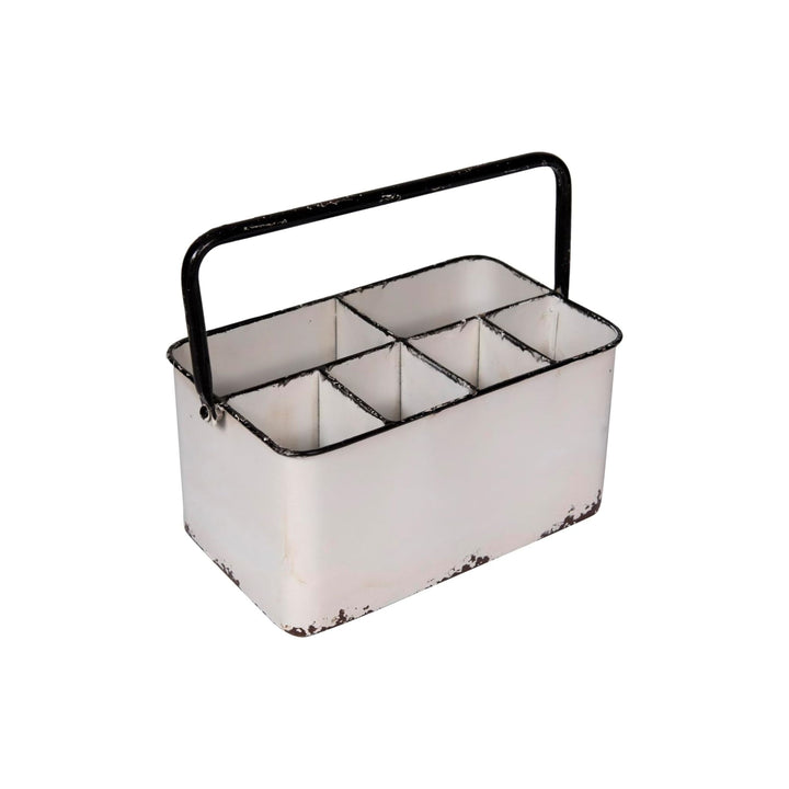 Utensil Caddy 11" x 6.25" x 9" Metal (dis)