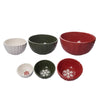 Nesting Bowls w/Knit Texture