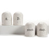 Giftcraft Salt & Pepper Shaker Set- Set of 2(dis)