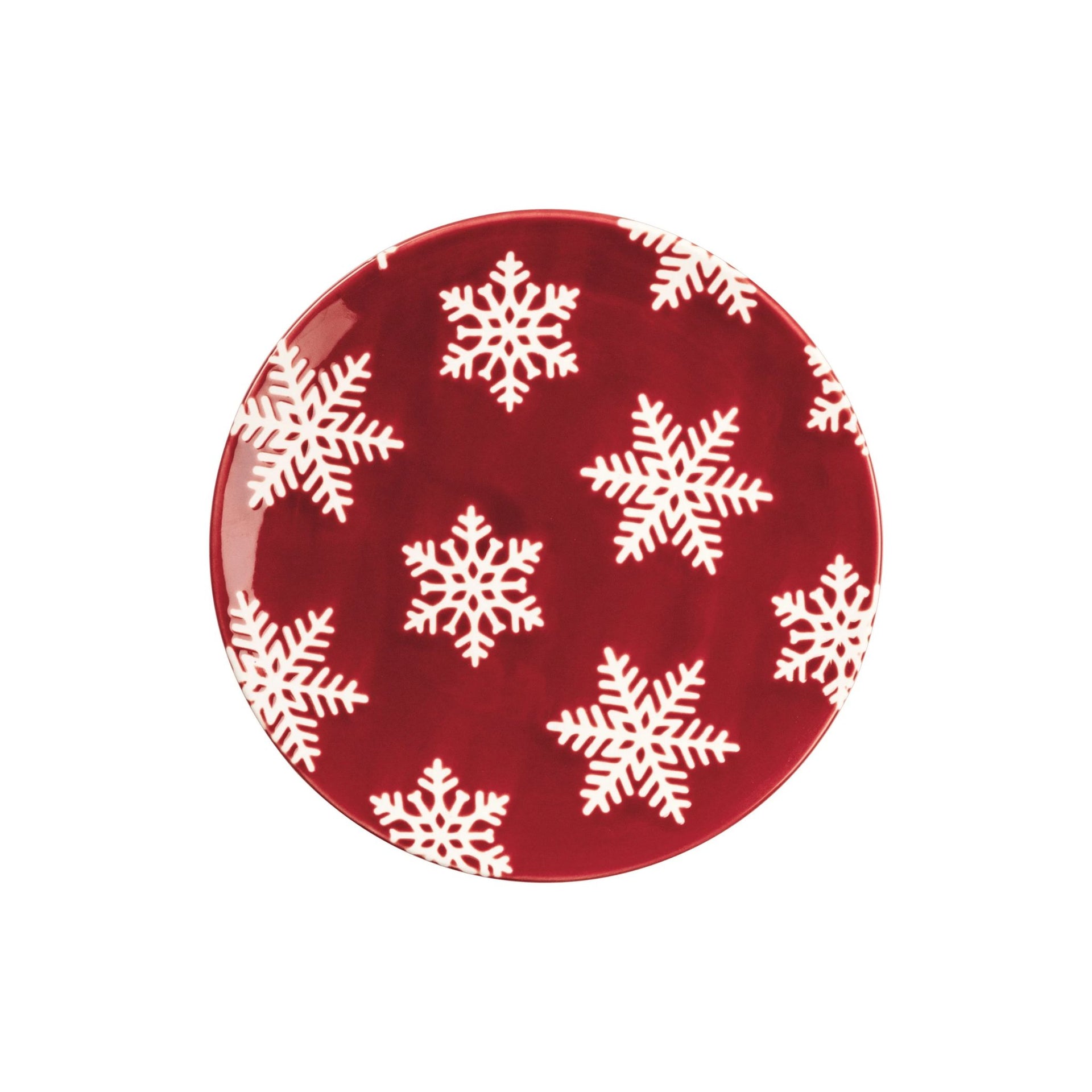 Plate Small Snowflake
