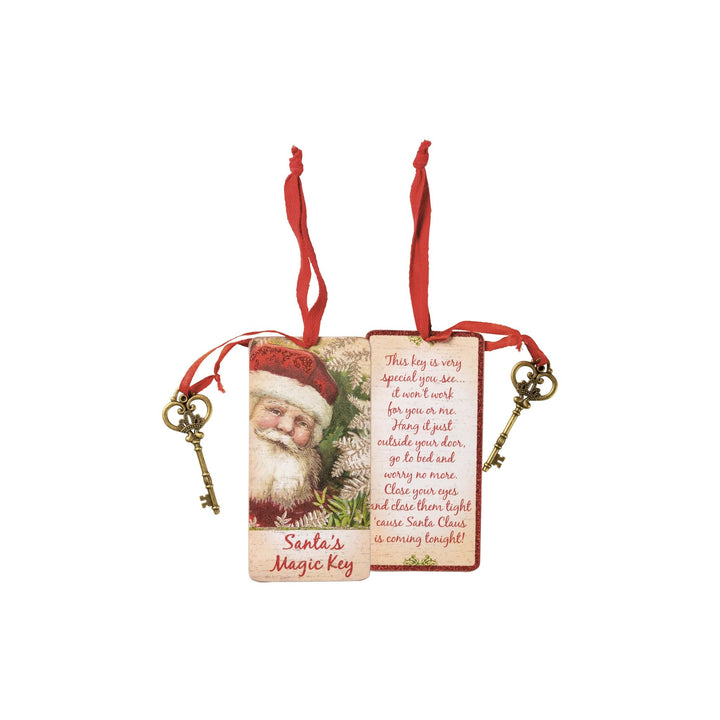 Santa's Magic Key Xmas Ornament
