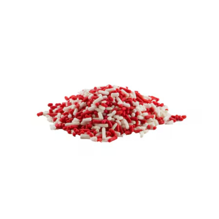 Sprinkles Red/White Decos 1lb