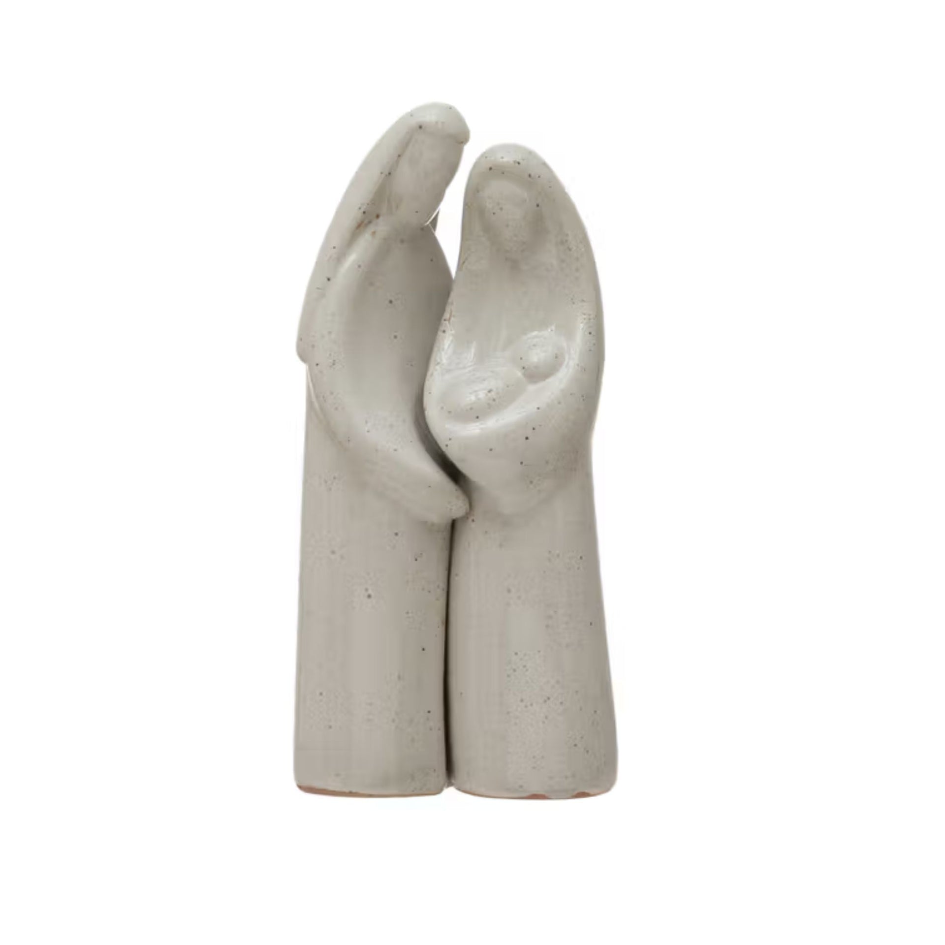 Holy Family White Stoneware