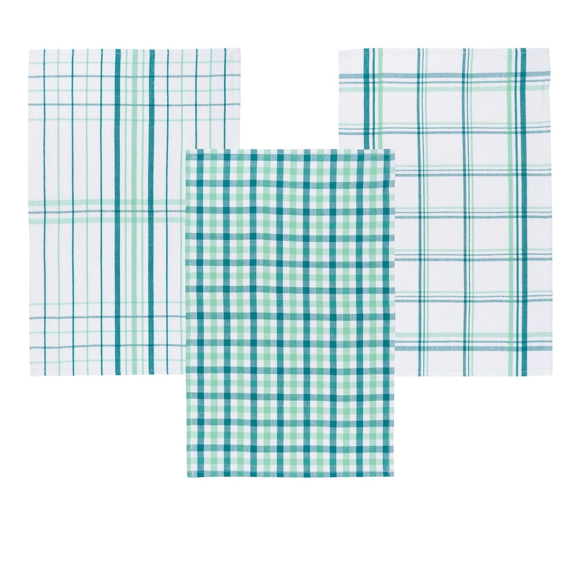 Dish Towel Set 3pc Wilson Jade and Peacock (dis)