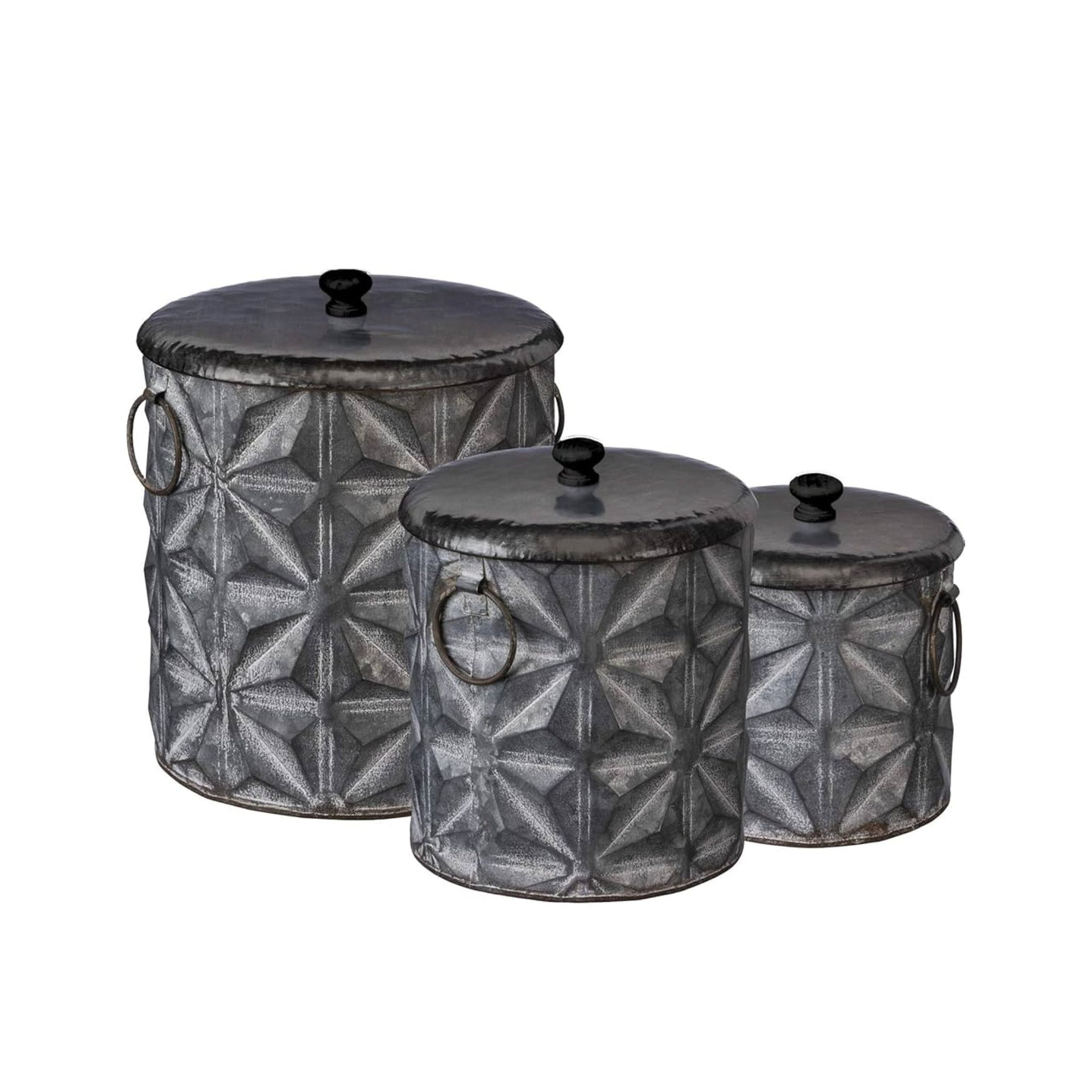 Canister Small Star Pattern