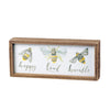 Inset Box Sign - Bees