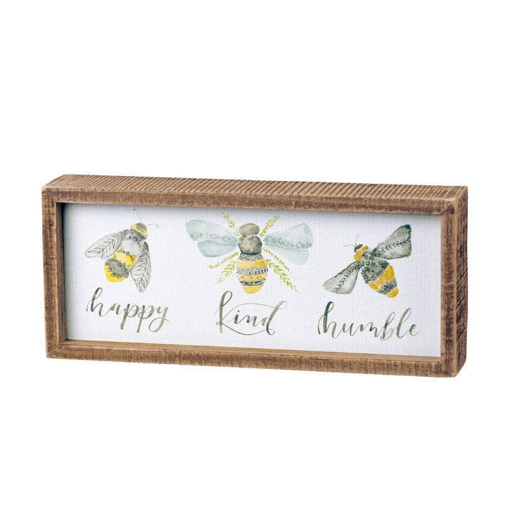 Inset Box Sign - Bees