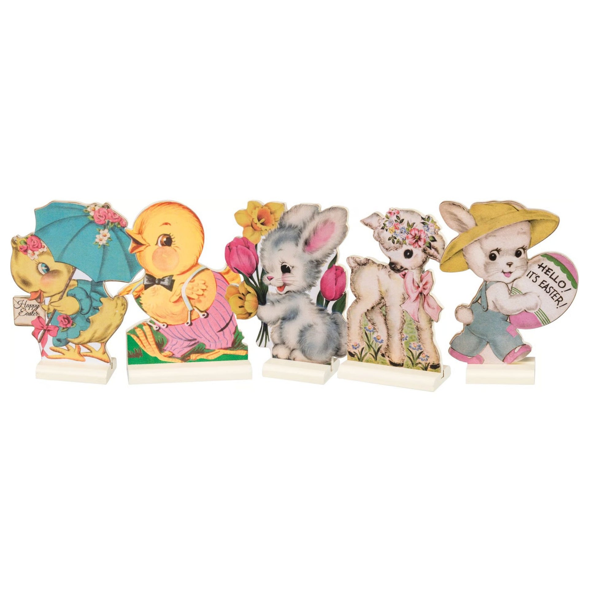 Retro Easter Stand Up 5/cs