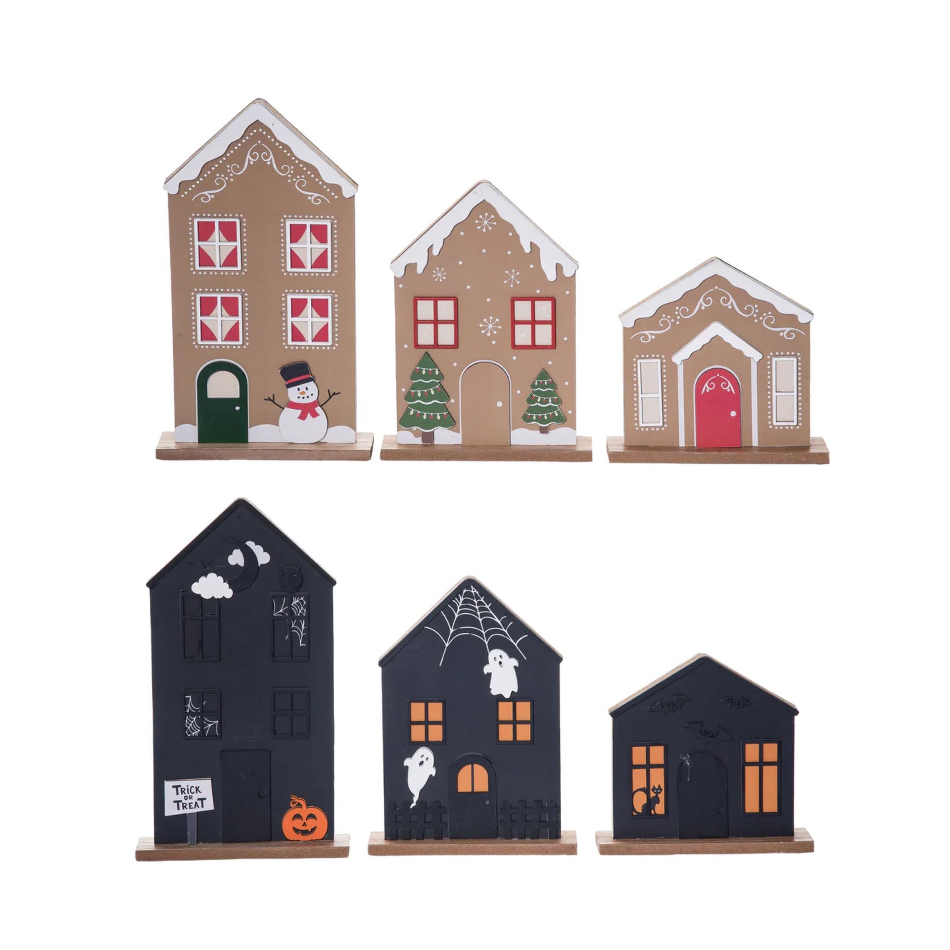 MDF Reversible Holiday House