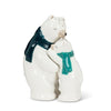 Salt/Pepper Shakers Hugging Polar Bear