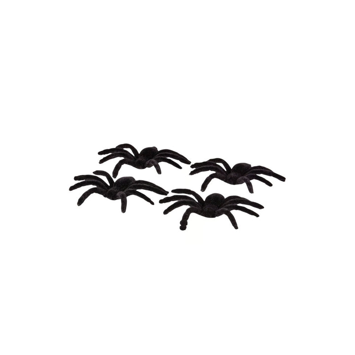 Blacked Flocked Spider Set